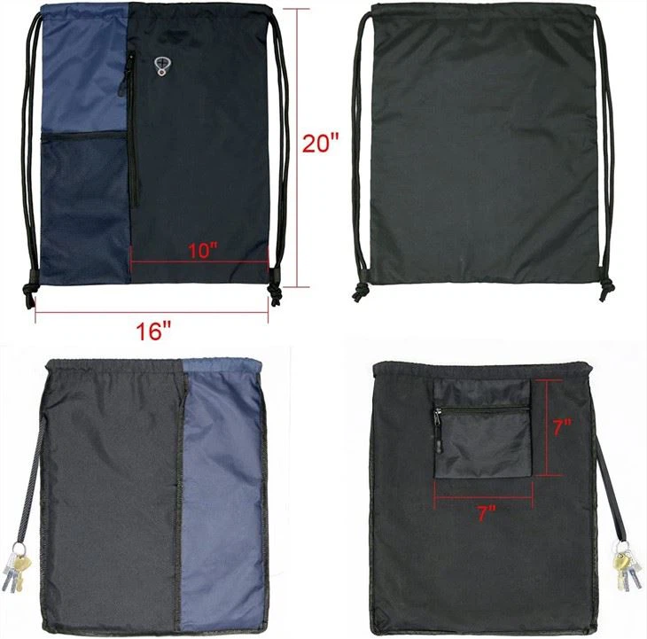 Drawstring Backpack Sports Gym Bag